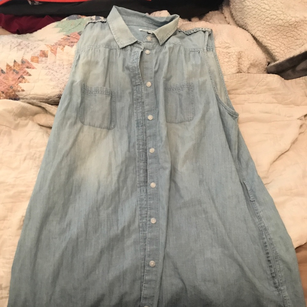 Ombré Denim Dress